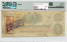 1862  100 Confederate States Of America T-41 Csa Pmg Au58
