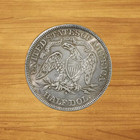 1866-s Seated Half Dollar 90  Silver