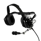 Bommeow Bhdh50ptt-bk-m1 Noise Isolation Headphone For Motorola Cp200 Rmu2080