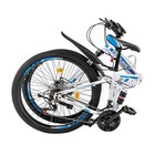 26  Folding Mountain Bike 21 Speed Men Bikes Mtb Bicycle School Dual Disc Brake