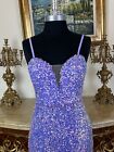 Women s Formal Sparkling Shimmering And Shiny Sequins Long Evening Prom Dress