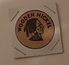 Indian Head Blank Back Error Wooden Nickel