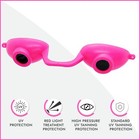 Evo Flexible Tanning Bed Goggles Uv Eye Protection Glasses Pink  Fda Compliant