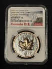 2025 Rose Gilt 1 Oz Silver Reverse Proof Pf Ngc 70 Canada Maple - King Charles