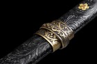  Black Handmade Full Tang Japanese Samurai Katana Sword Sharp Carbon Steel