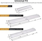 Criditpid Universal Stainless Steel Heat Plate Shield Flame Tamer Replacement