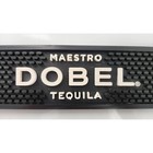 Maestro Dobel Tequila Bar Rail Mat Rubber Spill Mat Non-slip Black