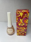 Vtg 1970s Avon Platinum Rose Nail Polish Pearl Box Flower Power Psychedelic  a