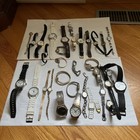 Huge Quartz Watch Lot Of Mixed Brands Vintage   Modern Parts repair Untested-