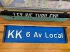 Ny Nyc Subway Roll Sign Nycta 1969 Kk 6th Avenue Of Americas Local Color Transit