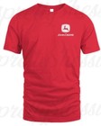 John Deere Men s Short-sleeved Shirt  Tractor Farmer Clothing Size S-xl Trend