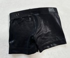 Gk Elite Shorts Leotard Black Nylon Spandex Gymnastics Mini Bar Cheer Dance Cxs