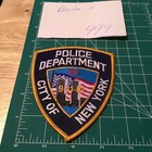 New York Police 9-11-01 Memorial Patch Unused