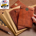 10 20 Pcs Vintage Kraft Paper Envelopes For Wedding Invitations  Party Cards  St