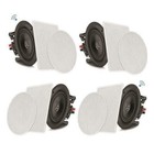 Pyle 8  2-way 250w Bluetooth Wireless wired Ceiling wall Speakers  8 Pack 