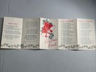 Vintage Christmas Carols Booklet From Bay Ridge Savings   Loan Brooklyn New York