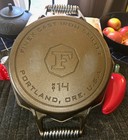Finex 14  Cast Iron Skillet W  Double Cooling Handles And Easy Release Surface