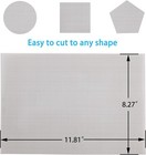 4 Pack - 304 Stainless Steel Woven Wire Mesh Screen  Air Vent Mesh  11 8    X