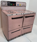 Vintage Wolverine Pink Kenmore Tin Metal Toy Litho Stove Oven 1950s Great Cond 