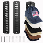 2pc Hat Organizer For Baseball Caps  Cap Racks For Wall  Cap Racks save Space