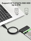 Usb 3 0 To Sata Adapter Cable  External Hard Drive Converter For 2 5 3 5 Inch   