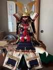 Japanese Samurai Armor Helmet Sword Set Antique Full Armor Collectible