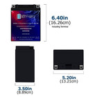 Ytx14ah-bs 12-volt 12ah Battery Replaces Polaris Scrambler 250 400 500