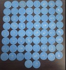  1  Vegas Club Cardroom Chula Vista  Ca Lot Of 66 Casino Chips