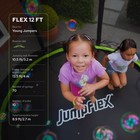 Jumpflex Flex 12  Round Trampoline  Outdoor Play Equipment   Safety Net   Ladder