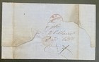 1866 Stampless Transatlantic Cover Lima Peru To London Huth Canevaro Handstamp