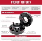  2 Pcs Hub Centric Wheel Spacers Adapters 5x5 5 5x139 7mm 1 25 Inch Thick 