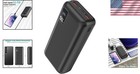 Portable Power Bank 50000mah With Led Display   3 Outputs For Multiple Devices