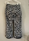 O   neill Snow Pants Girls Xl Black White Circles Freedom Series Snowboarding Ski