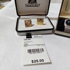 Vintage Nib Cufflinks Lot Of 2 Gold Tone   Silver  Blue
