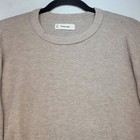 Everlane Waffle Knit Top Womens Small Tan Casual Long Sleeve Cotton Thermal