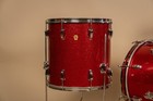 1960s Ludwig Red Sparkle  super Beat  Drum Set