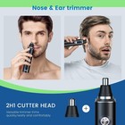 Ear And Nose Hair Trimmer For Men  2025 Professional Painless Usb Rechargeable E