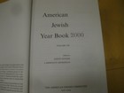 2000 American Jewish Year Book Record Of Events English Judaica Americana