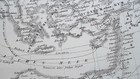 1860 Original Map - Europe Middle East During The Crusades Incl  Routes