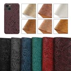 Retro Carved Embossed Faux Leather Fabric Synthetic Leather Diy Materials Craft