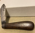 Antique Valley Forge Folding Pocket Knife 4  Wood Handle