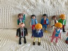 Vintage Lot Of 10 Playmobil Geobra Figures People Characters Collectibles 1990   s