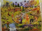 Bits And Pieces Hiking In The Aspens 500 Piece Jigsaw Puzzle Sandy Rusinko New
