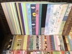 Huge 12x12 Scrapbook Paper Lot 200 Shts  mixed Themes   Brands new