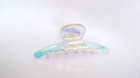 Clear Color Change Iridescent Design Hair Claw Clip For Fine  Thin Hair