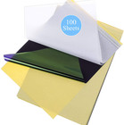 100pcs Tattoo Transfer Stencil Paper 8 5x11 Inch A4 Thermal For Tattoo Kit