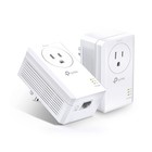 Powerline Ethernet Adapter Kit - Av1000  Passthrough  Gigabit Port  High-speed N