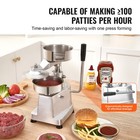5  Commercial Burger Patty Maker Hamburger Meat Press Forming Machine