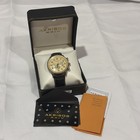 Akribos Xxiv Stainless Steel Multifunction Quartz W  Box And Papers Wristwatch