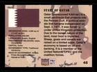 1991 State Of Qatar 48 Pro Set Desert Storm Trading Card Tc Cc